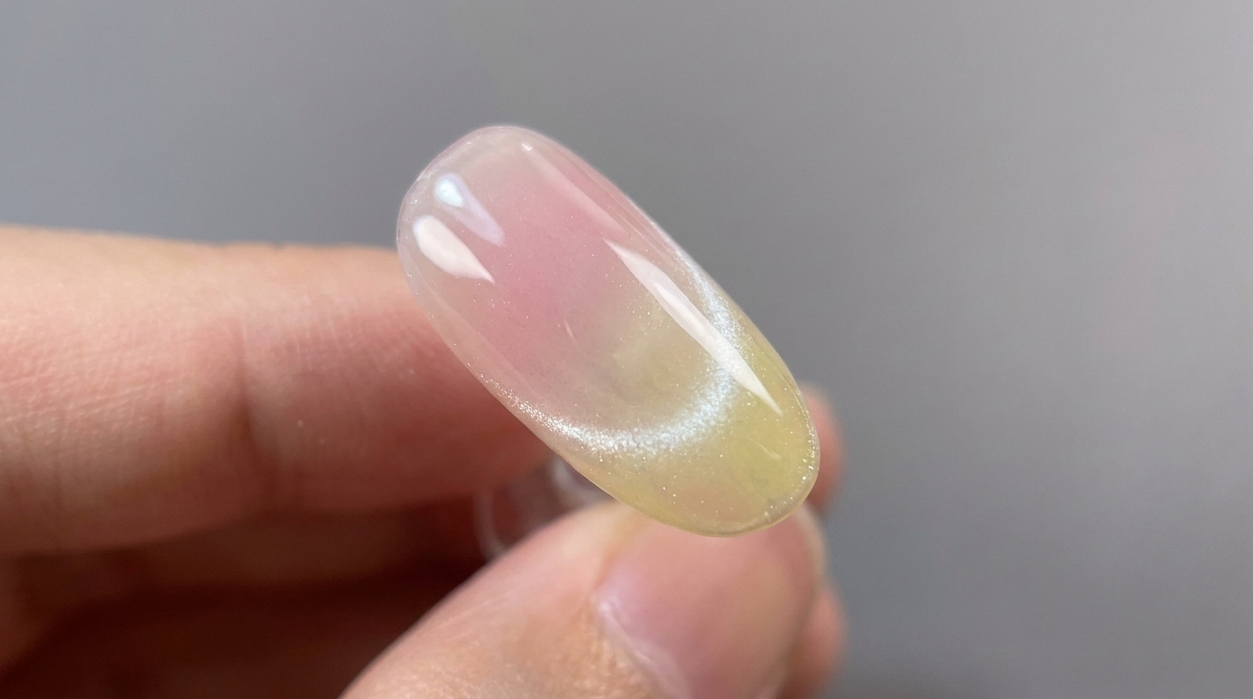 Ongles Cat-Eye Arc-en-Ciel Macaron — Tutoriel Pas à Pas
