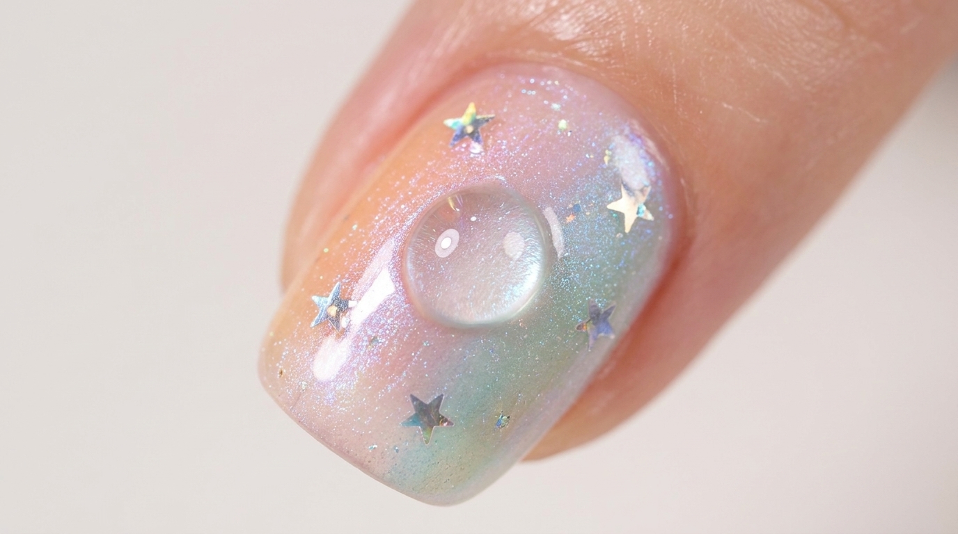 Nail Art Dégradé Coucher de Soleil Aurore — Tutoriel Manucure Céleste de Rêve