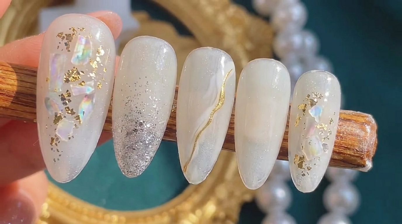 Nail Art Féerique Translucide — Tutoriel Étape par Étape pour Débutants