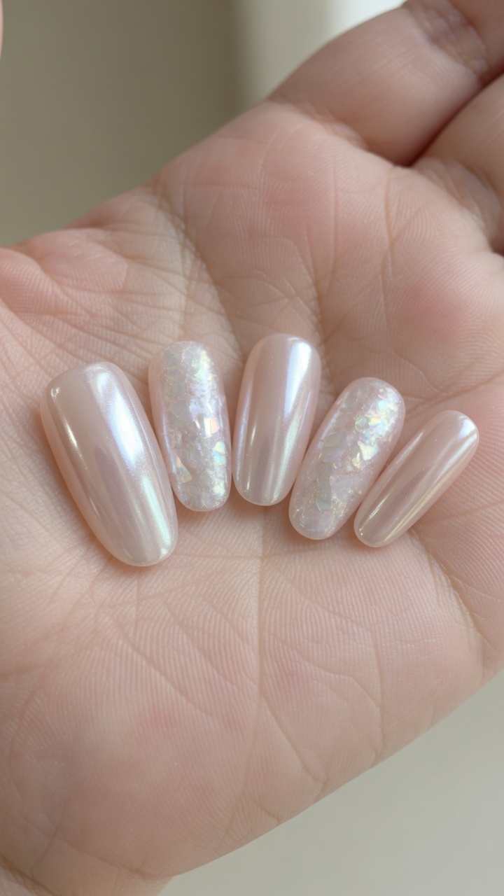 Ongles Glazed Donut Chrome Perlé — Tutoriel Élégant Étape par Étape