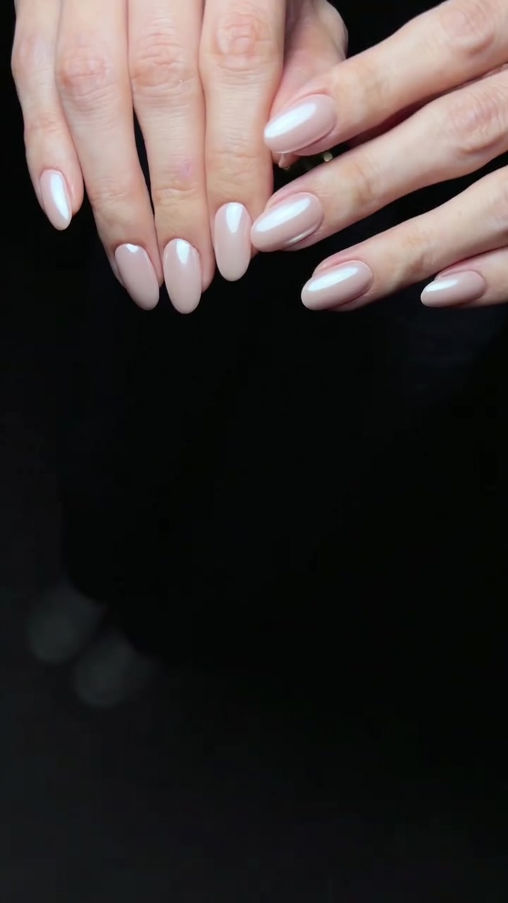 Ongles Gel Rose Chromé Nacré — Tutoriel Pas à Pas