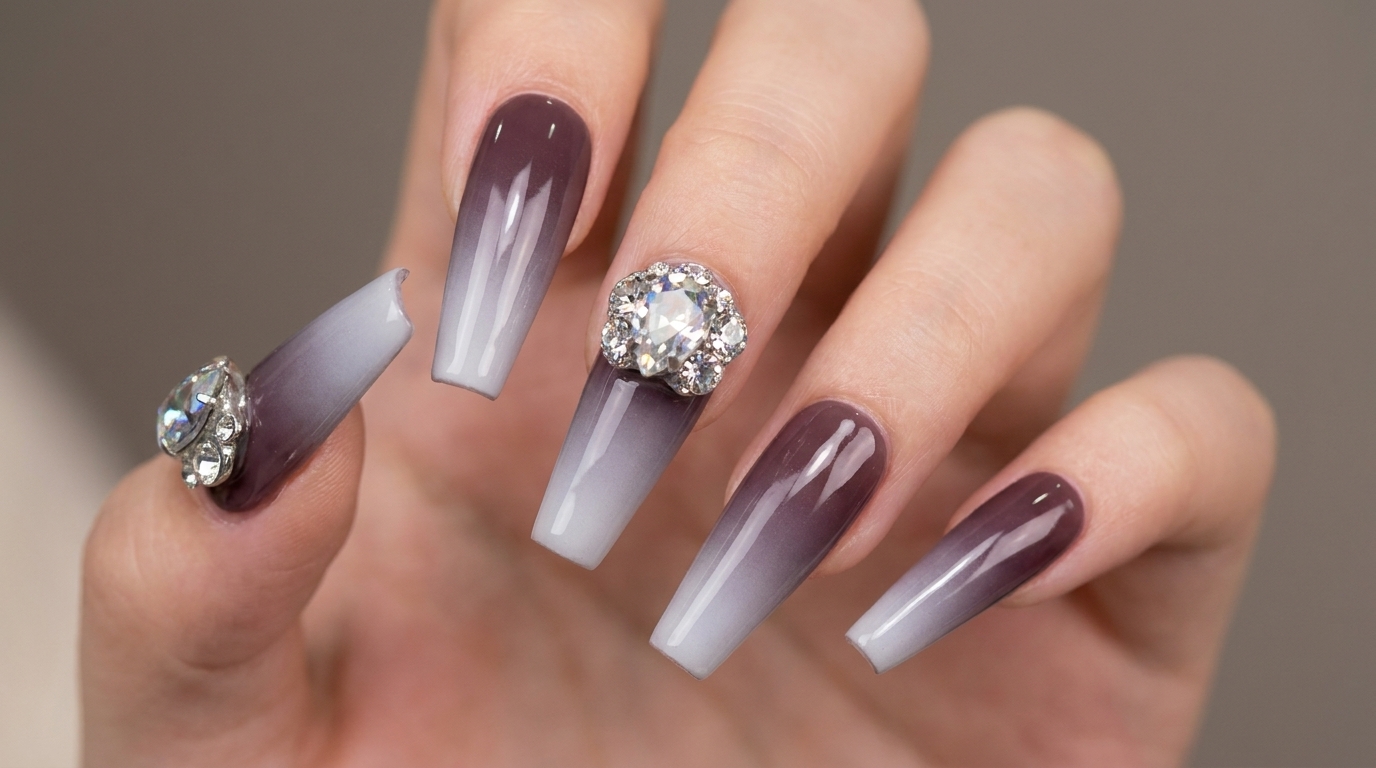 Tutoriel Expert : Dégradé à l'aérographe du violet foncé au blanc