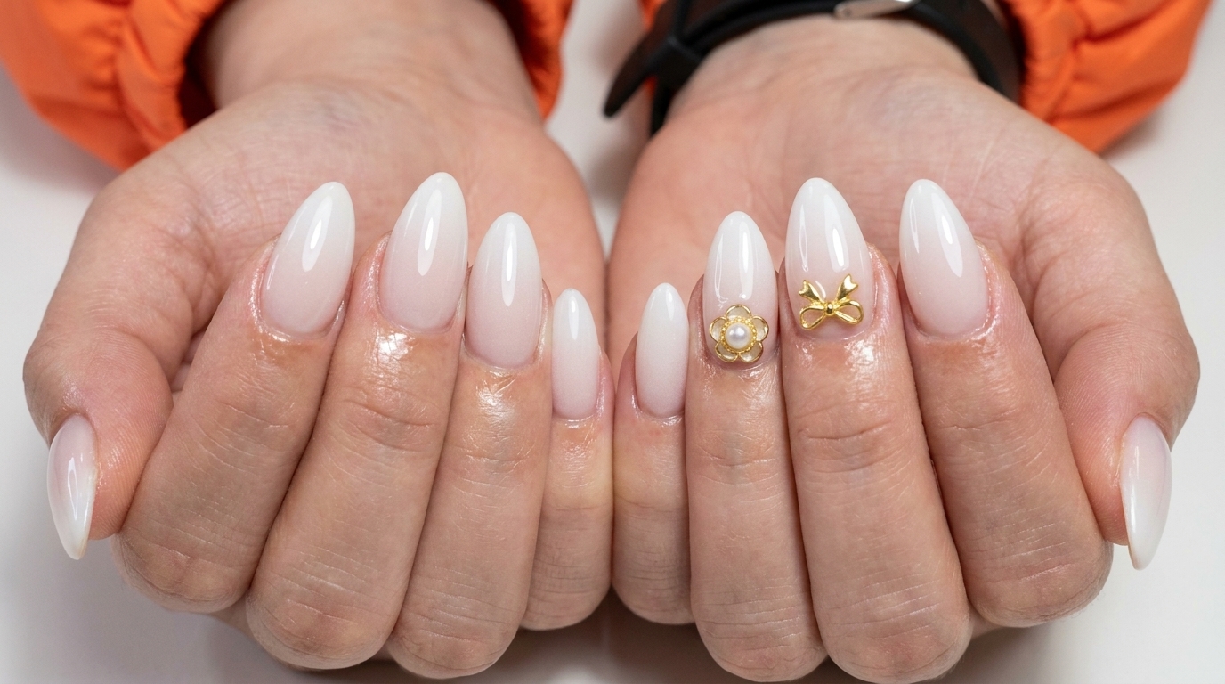 Ongles Ombré Blanc à l'Aérographe — Tutoriel Dégradé Élégant