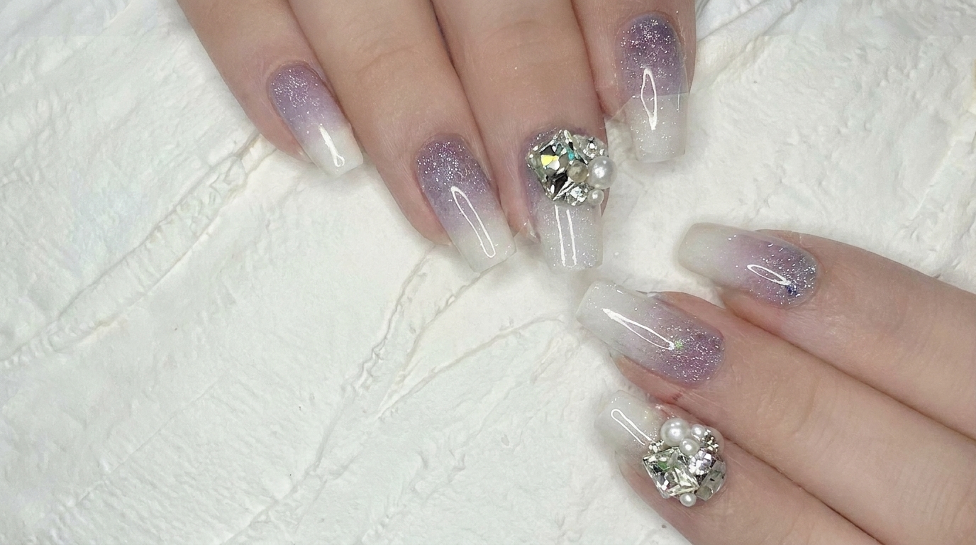 Ongles en Gel Ombré à l'Aérographe — Tutoriel Dégradé Élégant