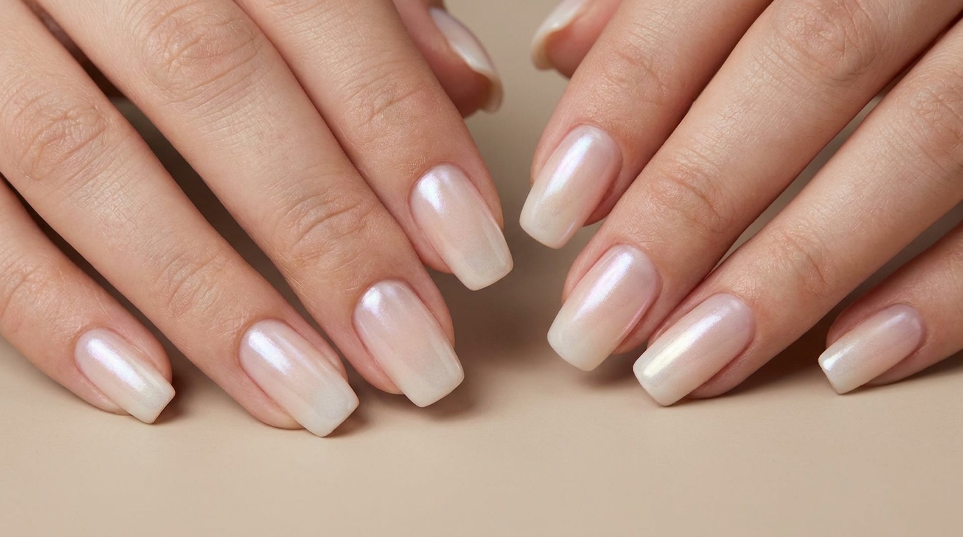 Ongles Chrome Dégradé Blanc Laiteux — Tutoriel Professionnel Étape par Étape