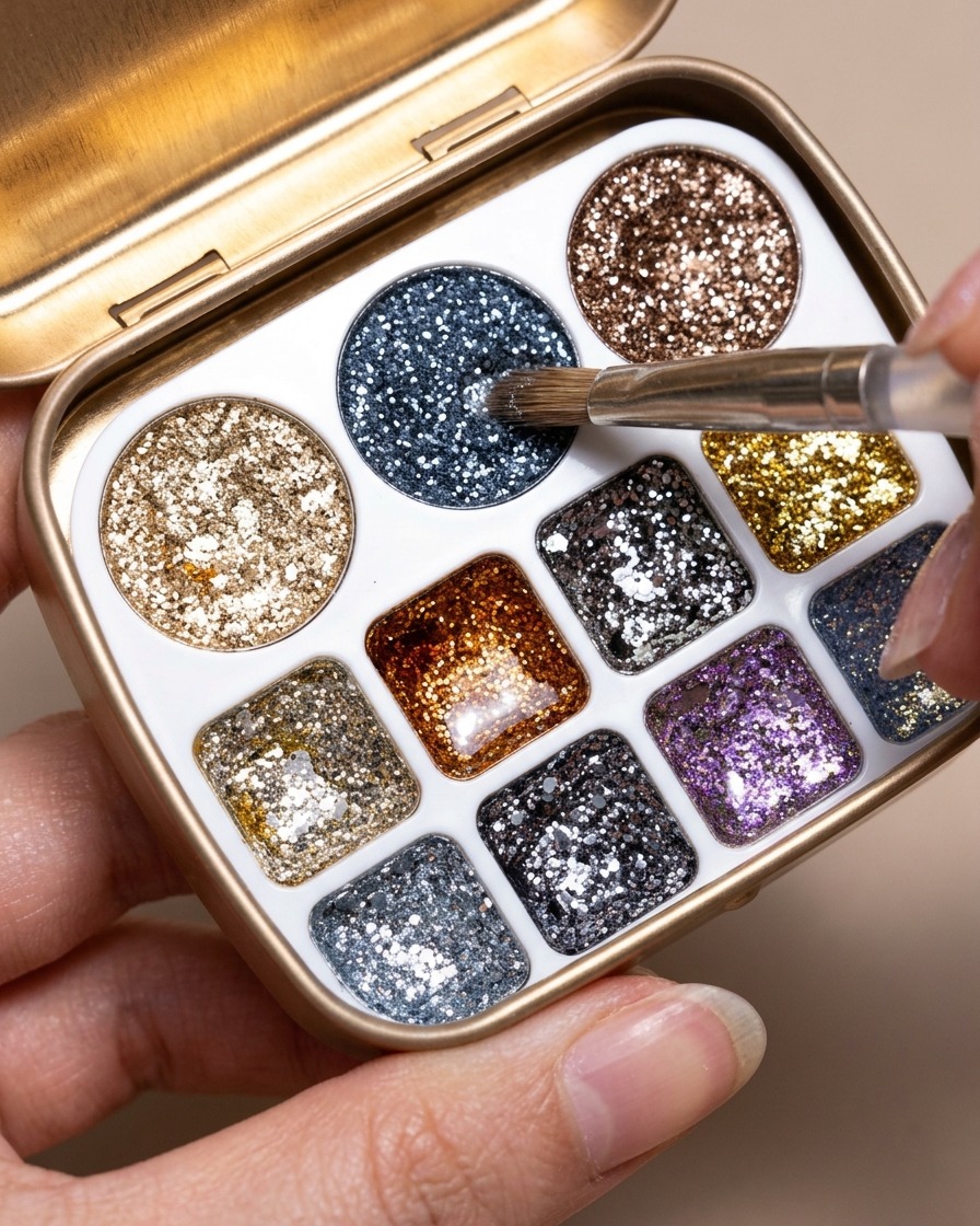 Une lingette non pelucheuse nettoyant la surface dun ongle gel cat-eye catalysé.