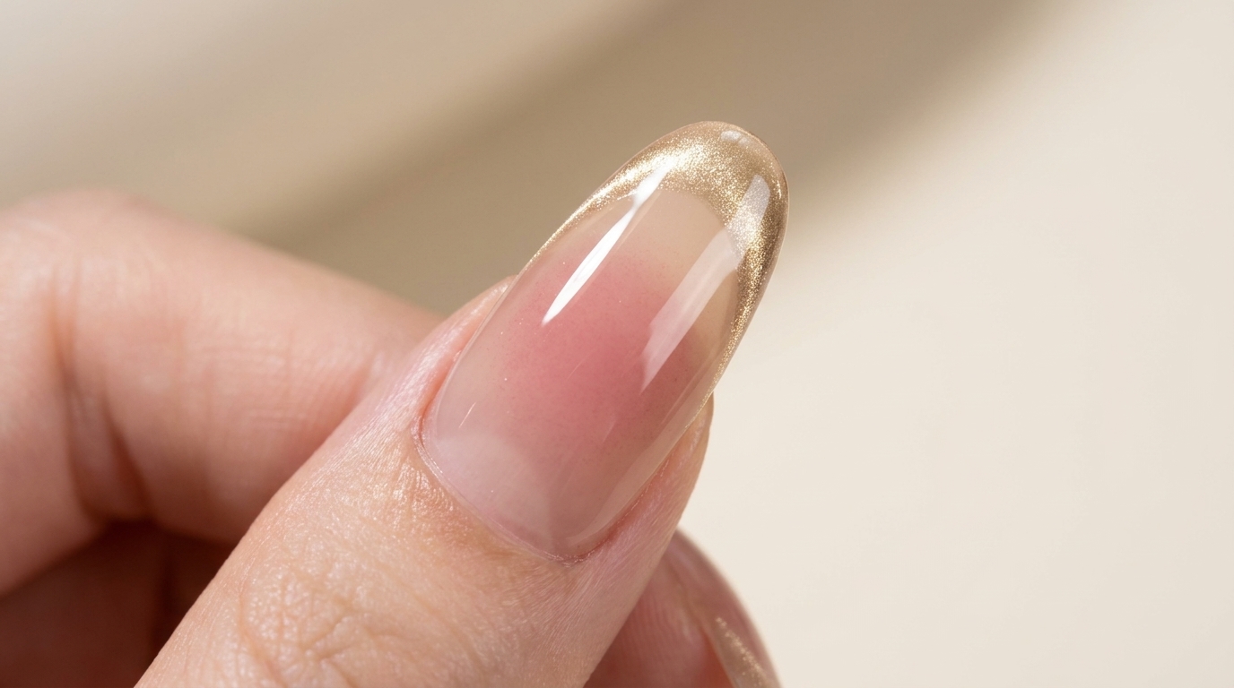 Ongles Blush Cat Eye — Tutoriel French Manucure Étape par Étape