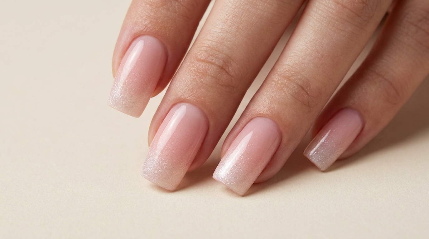 Ongles Gel Blush & Moonlight : Tutoriel Dégradé Élégant