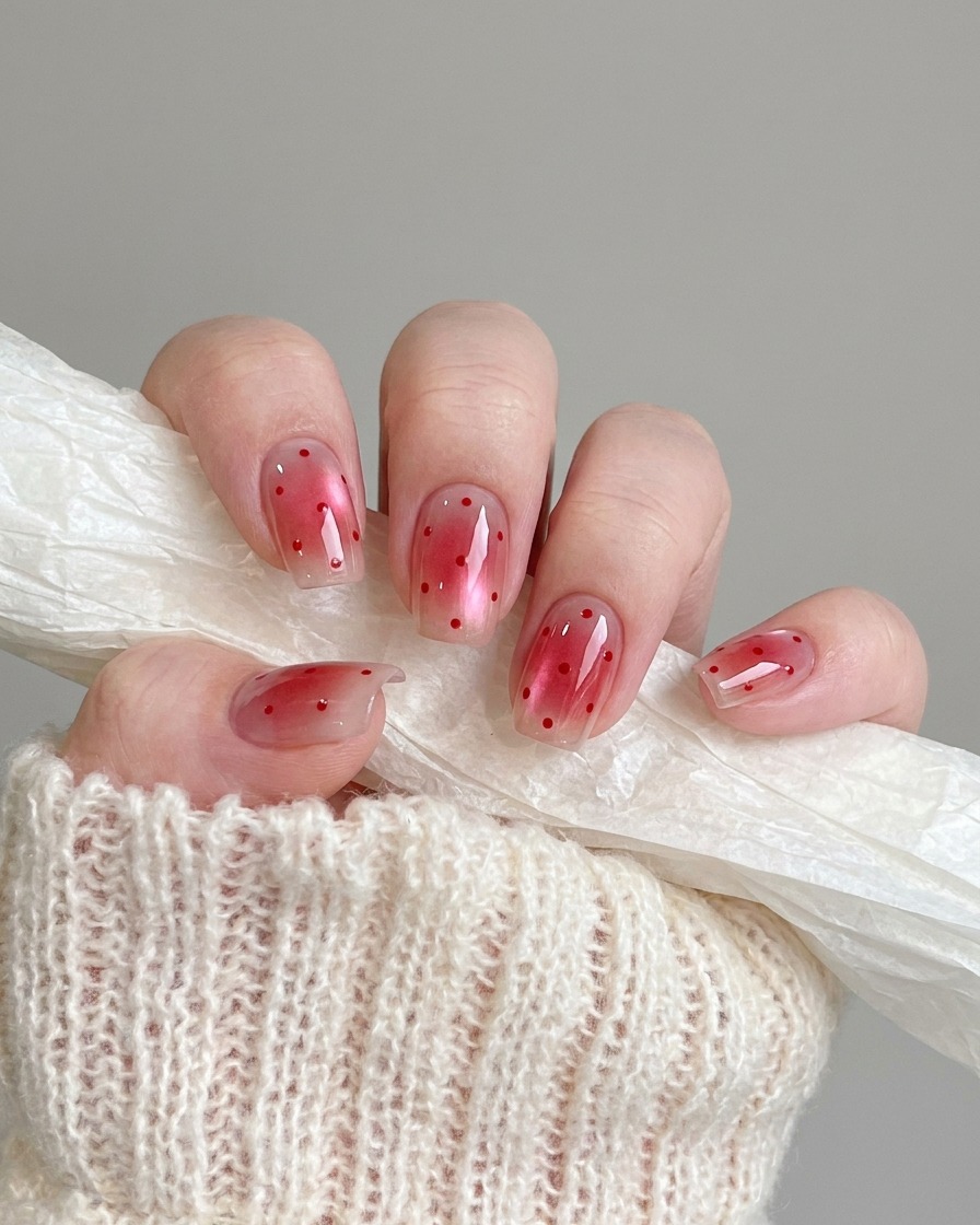 Un coton non pelucheux essuyant la couche collante dun ongle recouvert de gel catalysé.