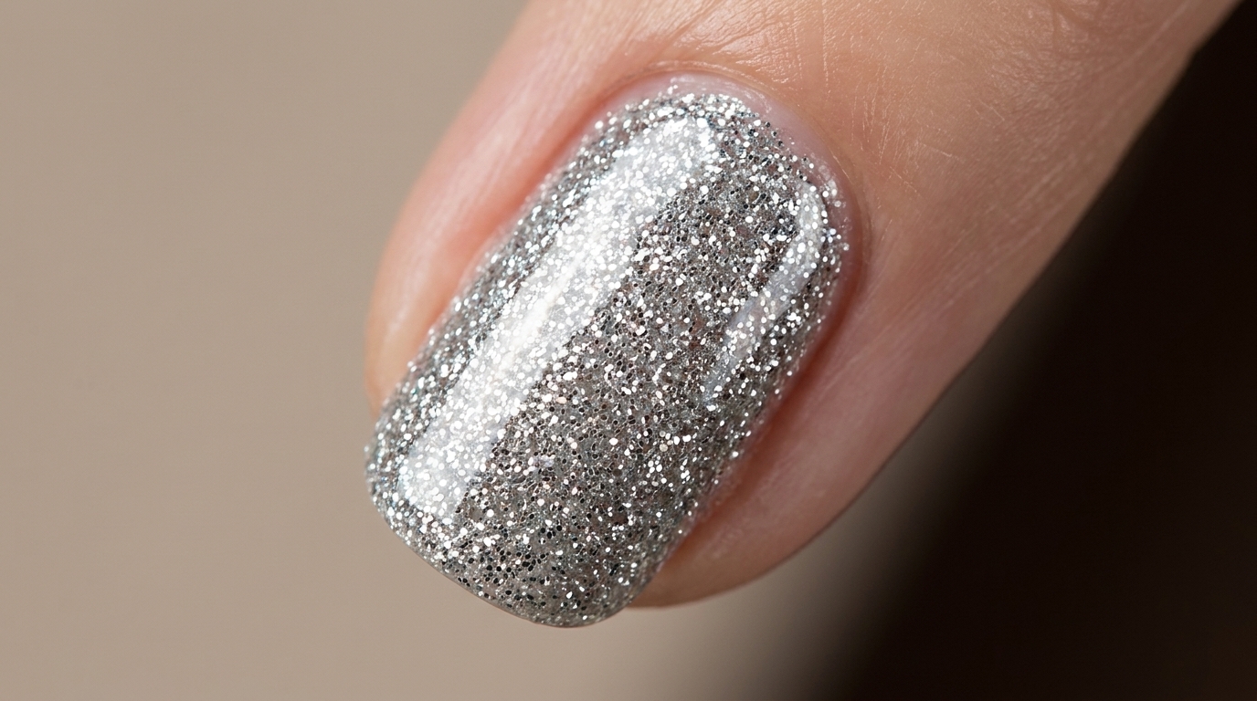 Manucure au Gel « Crushed Diamond » Structuré — Tutoriel Étape par Étape