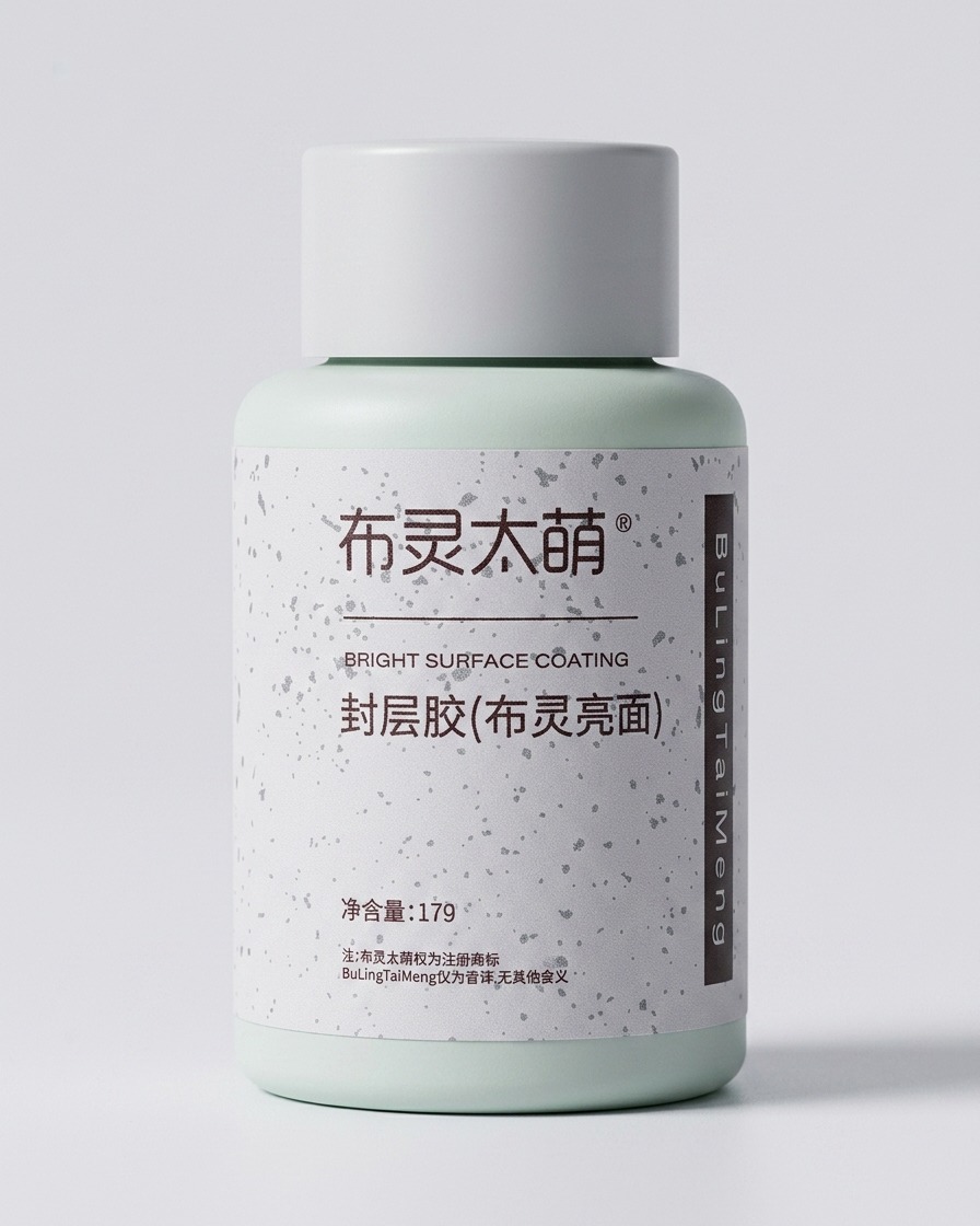 Un pinceau appliquant du top coat transparent autour de la base dun nœud 3D blanc sur un ongle décoré.