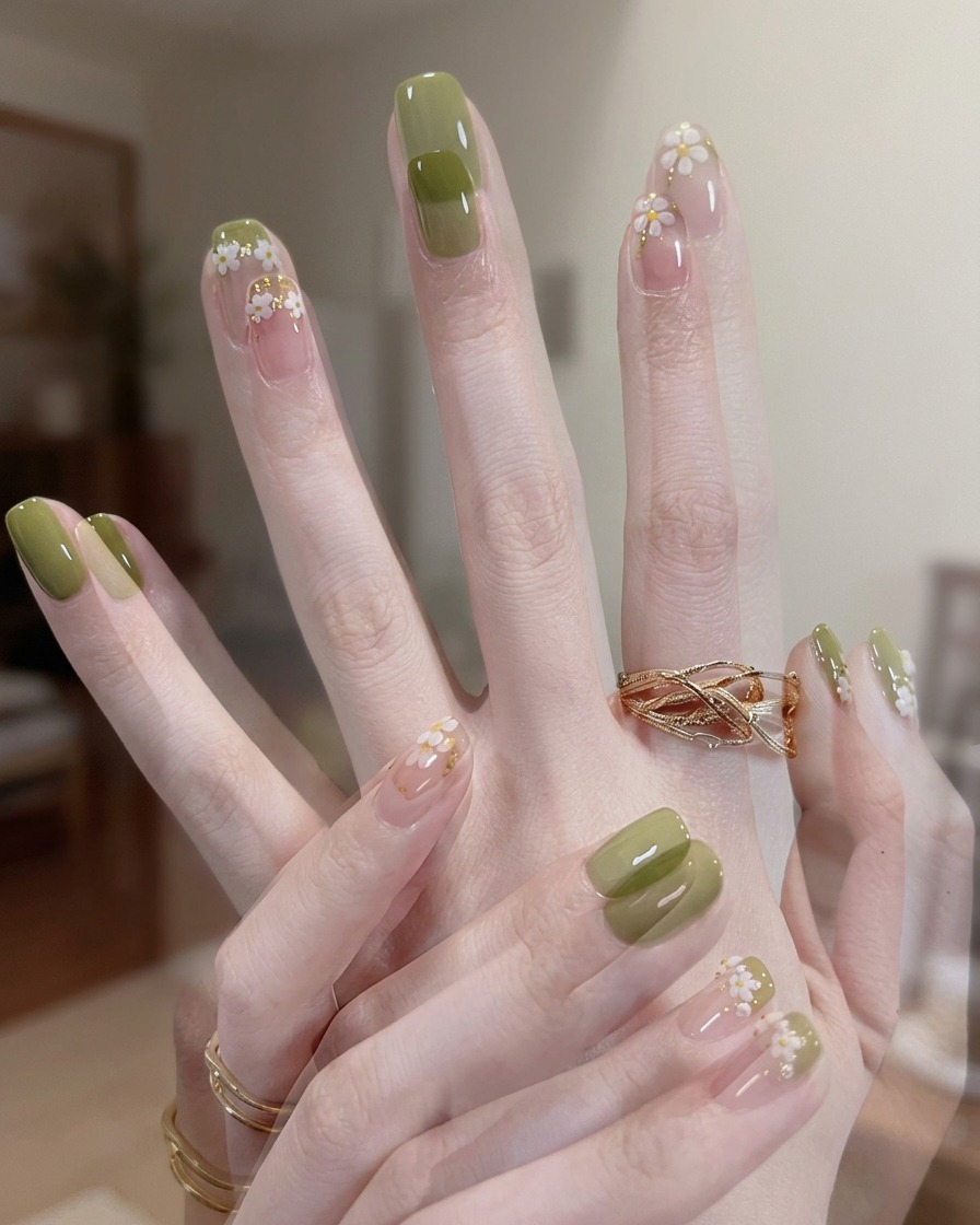 Gros plan sur un ongle en train dêtre décoré dun fin arc de french rose à laide dun pinceau liner.