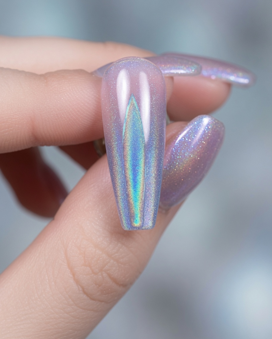 Une main utilisant une lingette non pelucheuse pour nettoyer la surface dun ongle en gel catalysé.
