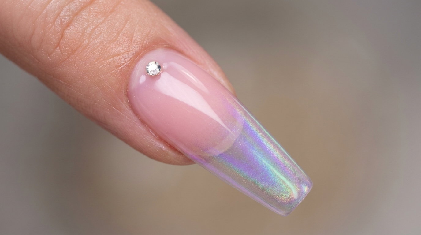 Ongles Ombré Rose Chrome — Tutoriel Dégradé Professionnel