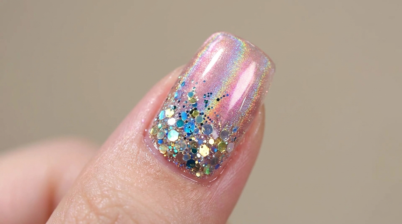 Ongles Effet Cat Eye Aurora Rose — Tutoriel Étape par Étape
