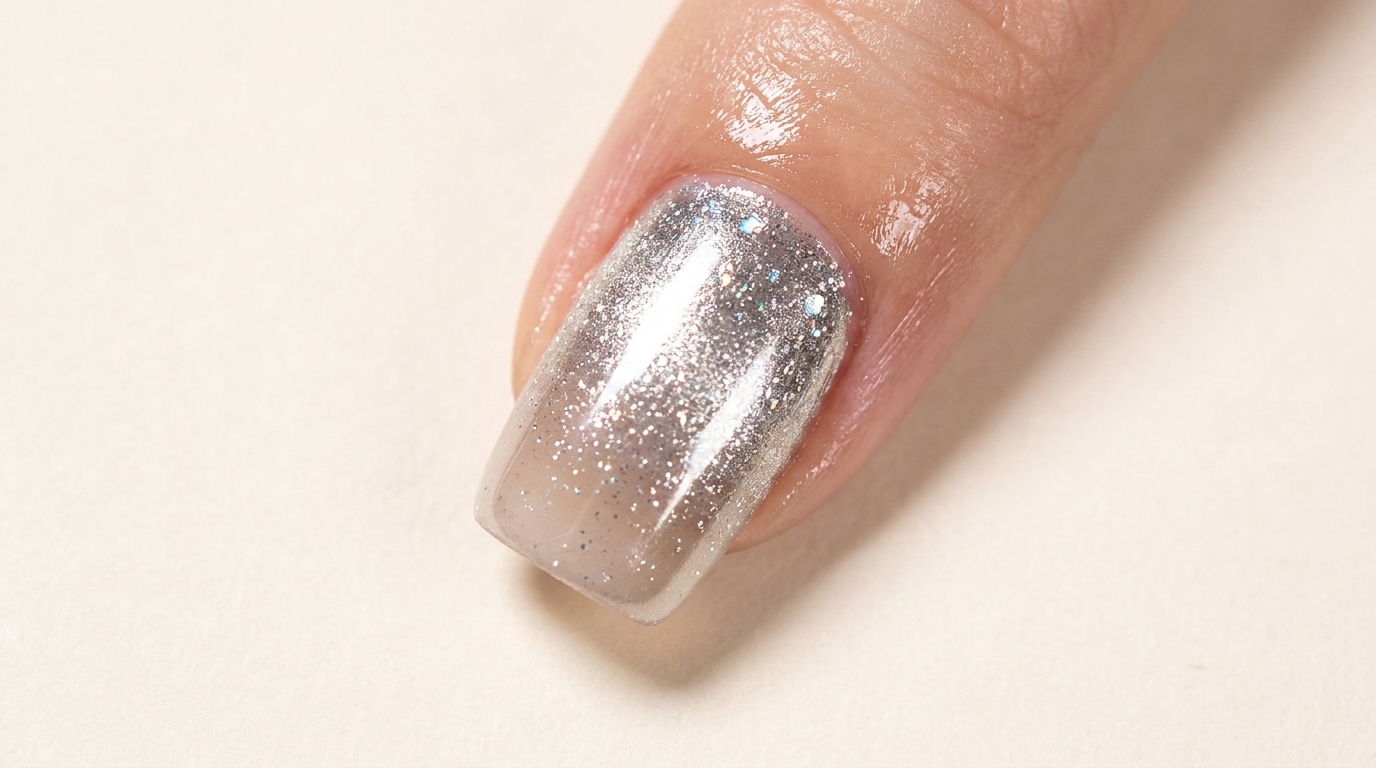 Tutoriel Ongles Effet Œil de Chat Argenté et Dégradé Chromé Scintillant