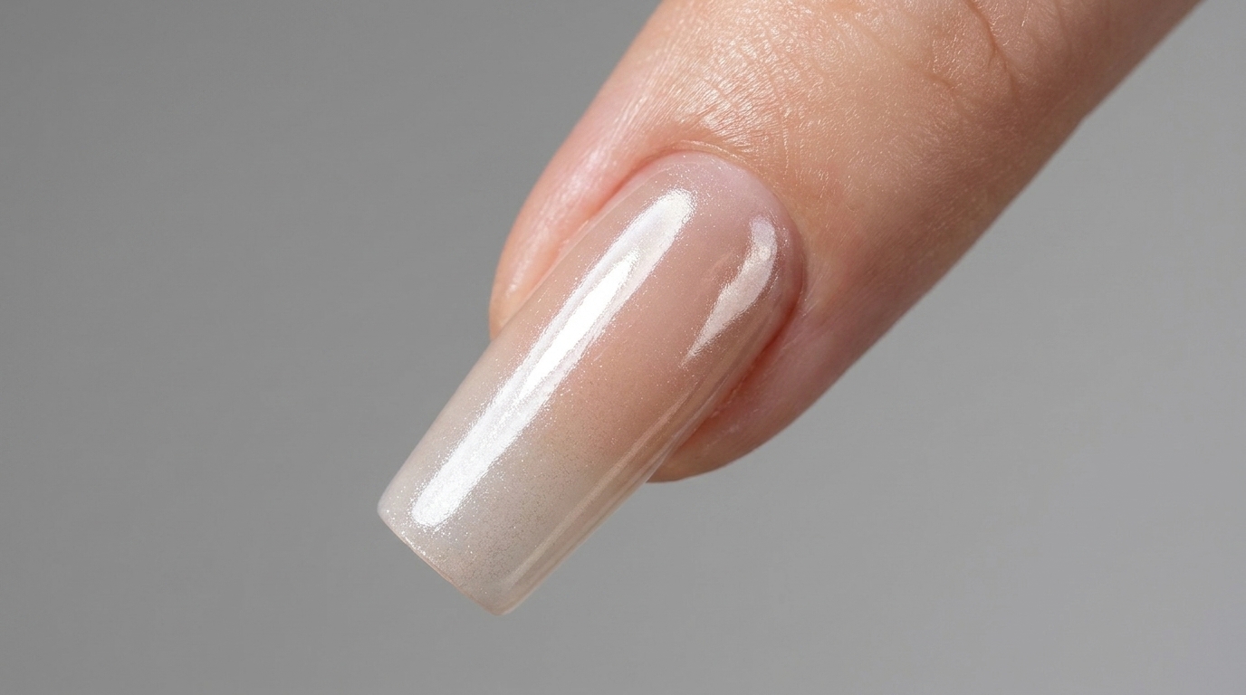 Ongles Glazed Donut Poudre de Perle façon Hailey Bieber — Tutoriel Étape par Étape
