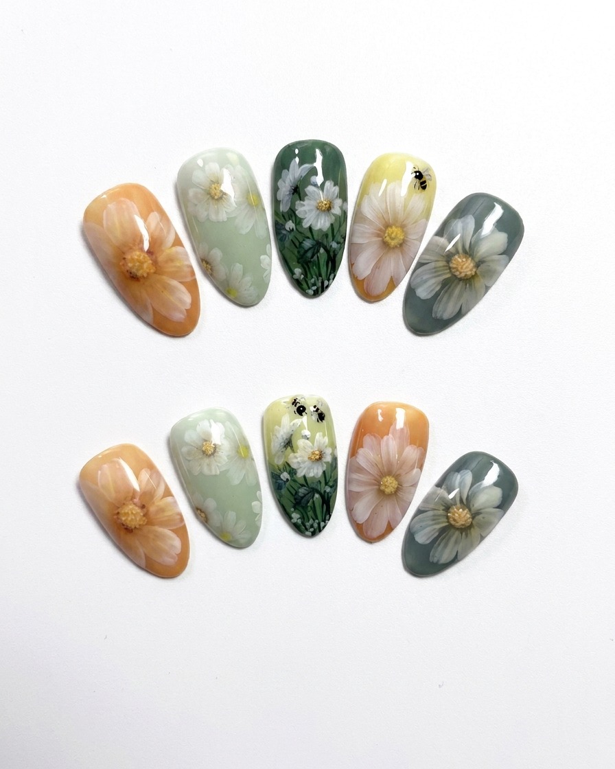 Gros plan dun pinceau se soulevant pour finaliser la pointe effilée et nette dun pétale en gel blanc.