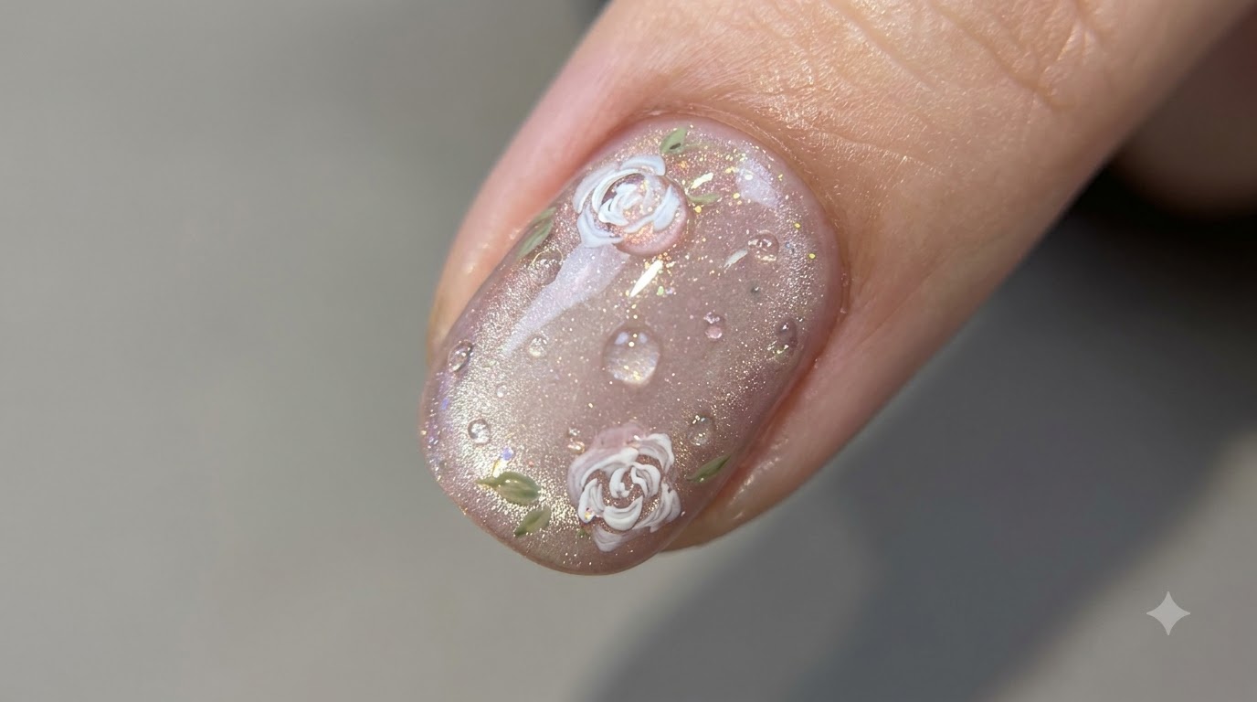 Ongles Effet Œil-de-Chat Rose Rosée du Matin — Tutoriel Étape par Étape