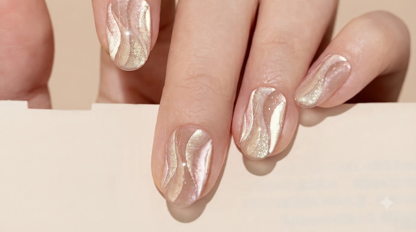 Art Ongulaire Silk Cat Eye — Tutoriel Rubans Dimensionnels Étape par Étape