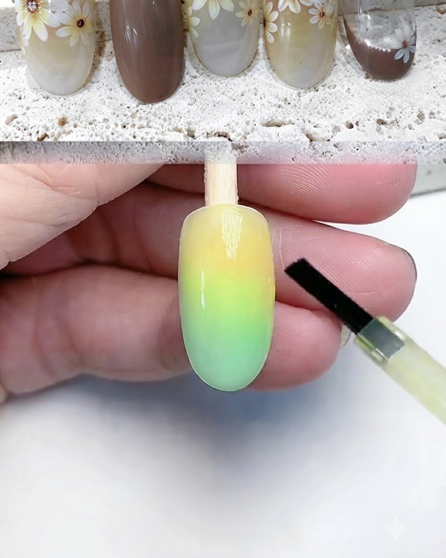 Une capsule dongle en cours de catalysation sous une lampe UV ou LED.