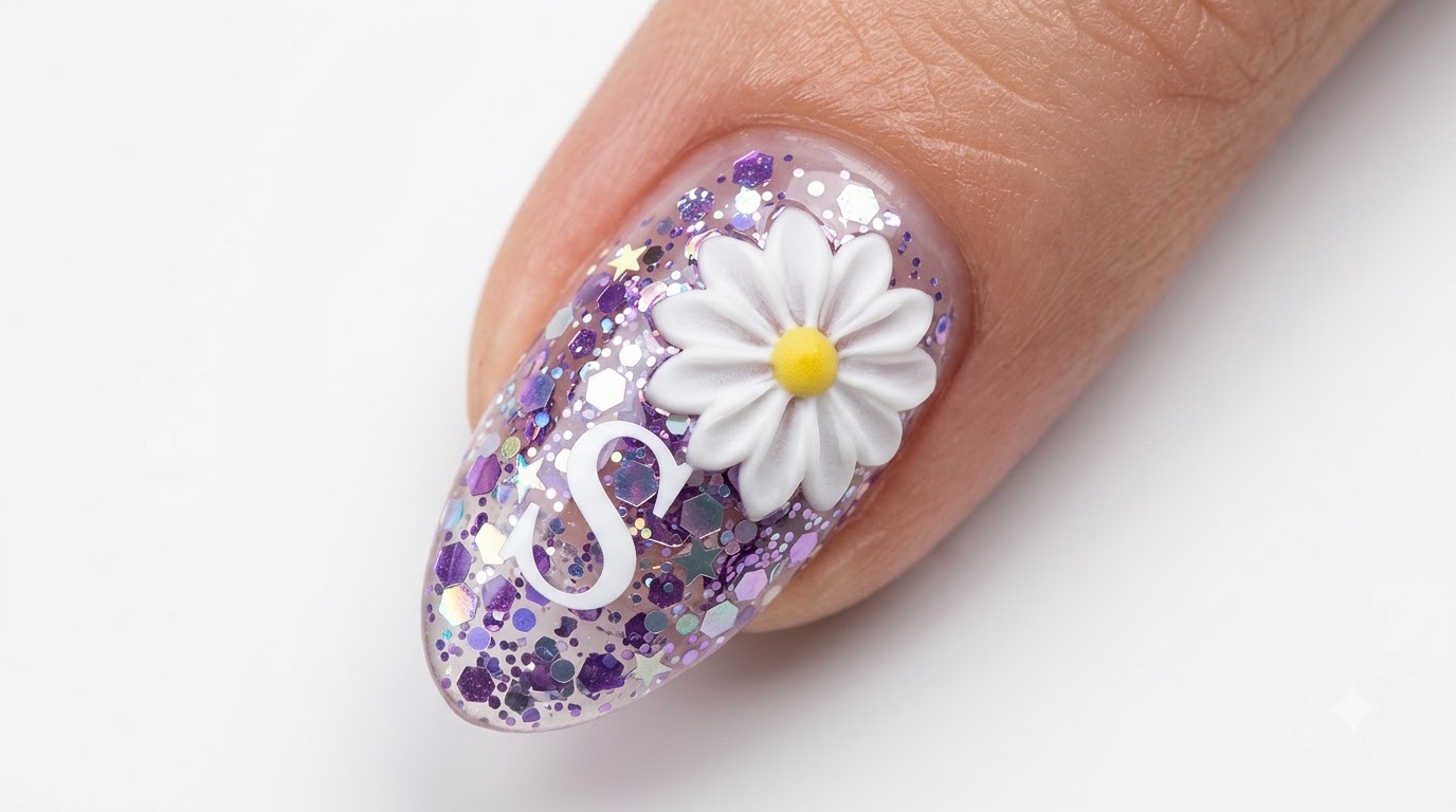 Art Ongulaire Marguerites de Printemps — Tutoriel Gel Étape par Étape