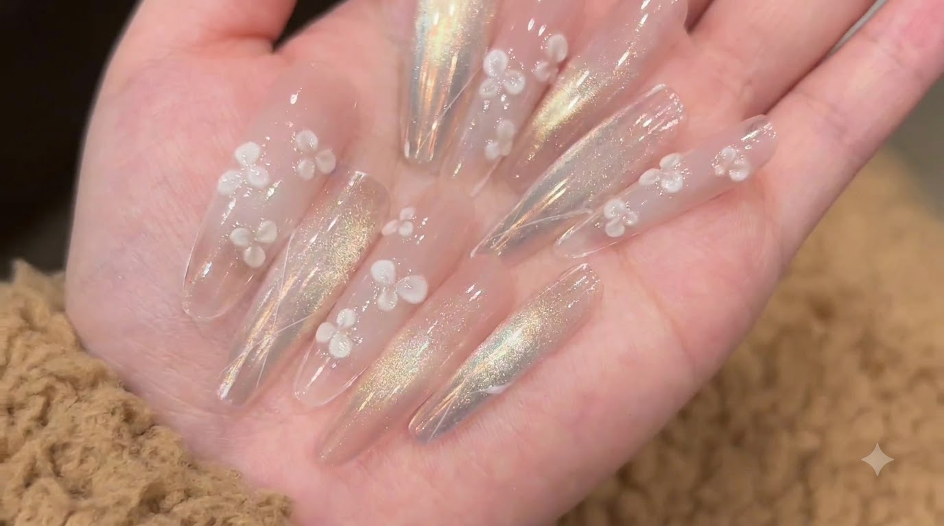 Art Ongulaire Effet Pêche et Aurora — Tutoriel Pas à Pas
