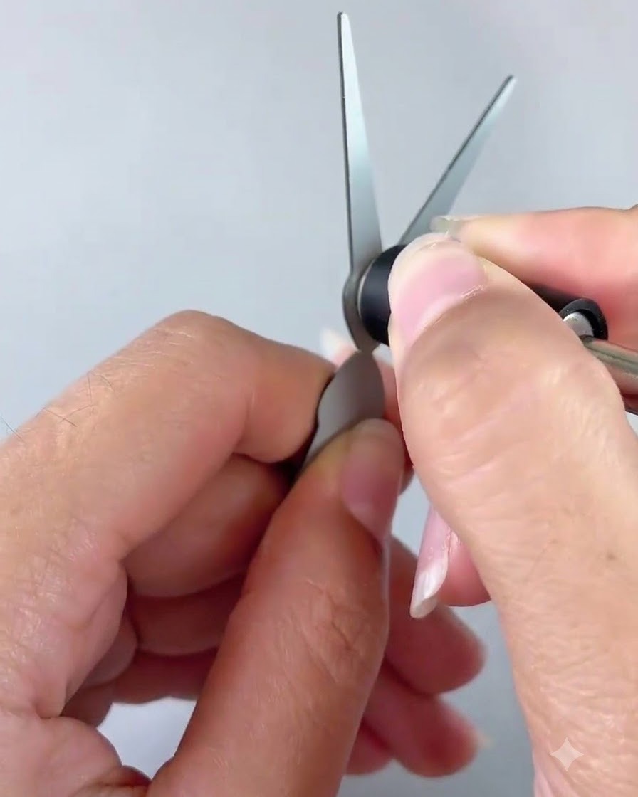 Une paire dembouts magnétiques métalliques tenus pour façonner le gel cat eye.