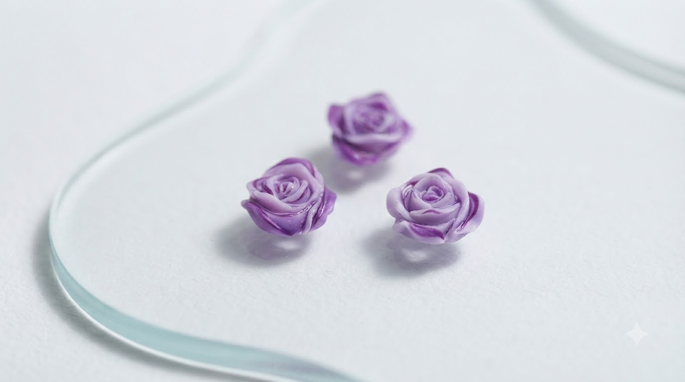 Tutoriel Nail Art Rose Violette — Création 3D en Gel Étape par Étape