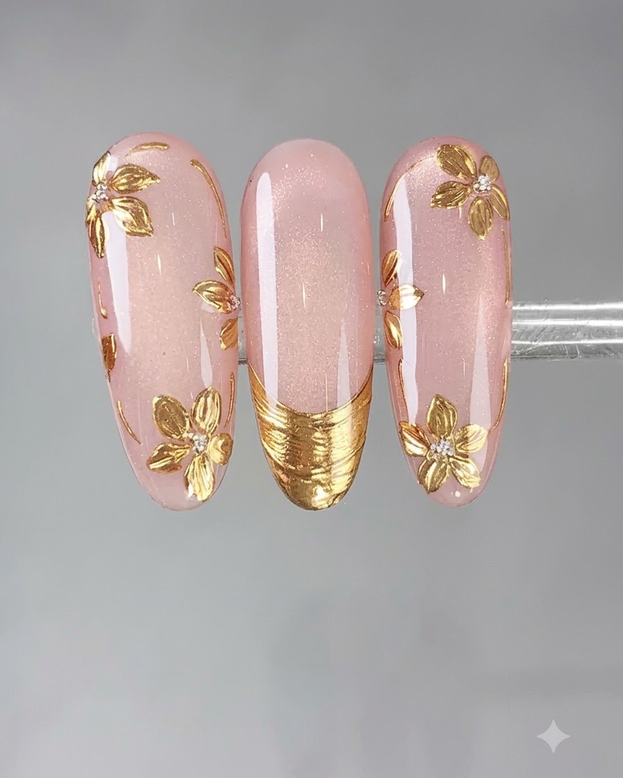 Un pinceau appliquant le gel Water Glow Clear 05 par-dessus la couche de base catalysée.