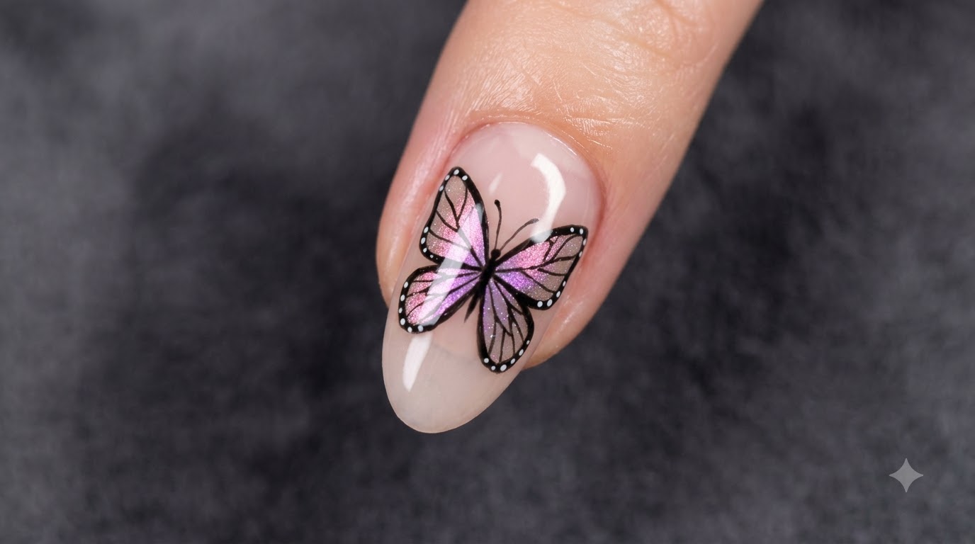 Laser French Butterfly Nail Art : Tuto Pas à Pas