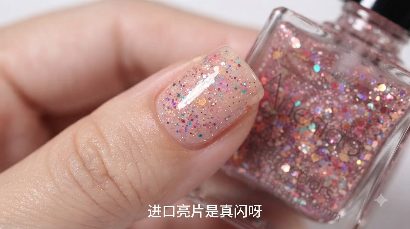Technique d'Application de Vernis à Ongles à Paillettes — Guide Étape par Étape